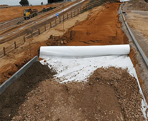 Road and railway laying geotextile cases