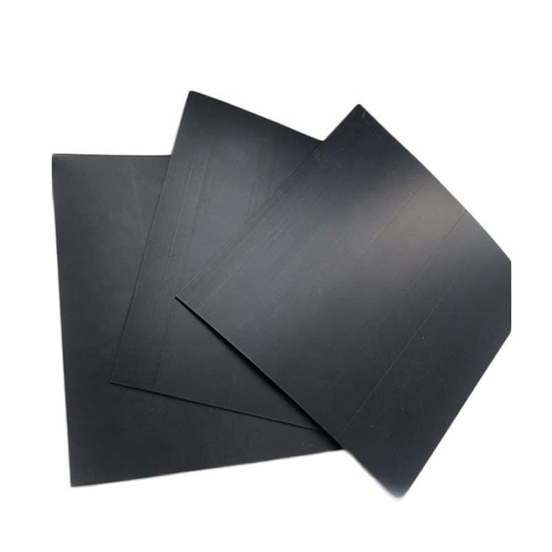 Pelapik Kolam Geomembrane Bahan Plastik Hitam