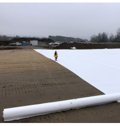 น้ำกรองนำไฟฟ้าสำหรับสัตว์เลี้ยง geotextile ไม่ทอ