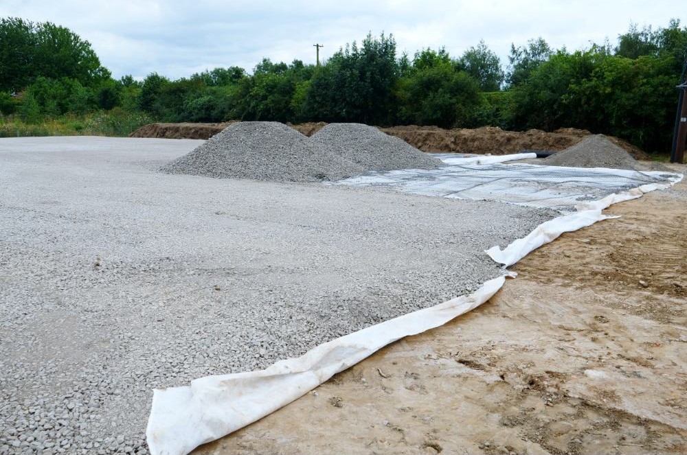 ผ้ากรอง Geotextile นอนวูฟเวนป้องกันรังสียูวี