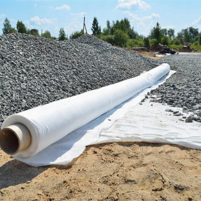 การแยกดิน geotextile ไม่ทอ PET