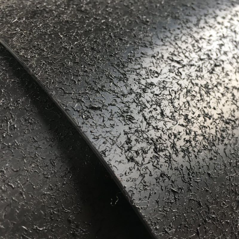 Single at double grooved surface waterproof isolation HDPE geomembrane