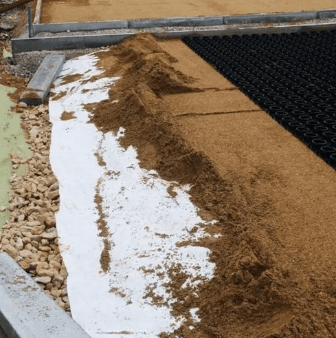 เส้นใยโพลีเอสเตอร์ geotextile กรองการบำรุงรักษาทางรถไฟ