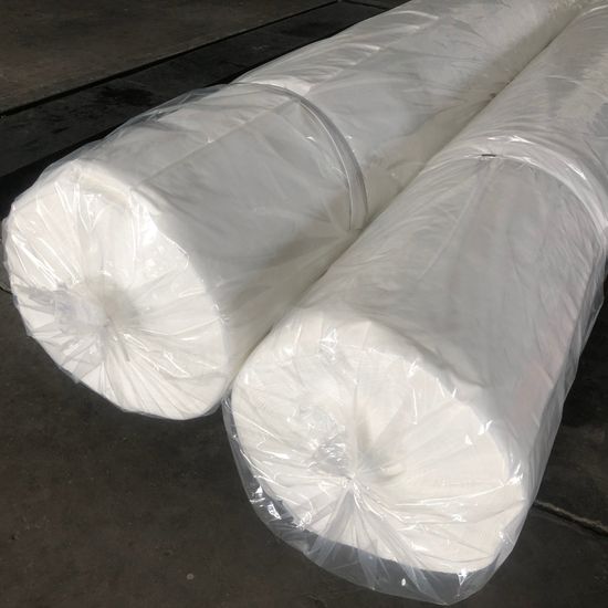 Soft soil foundation reinforced polyester filament non-woven geotextile