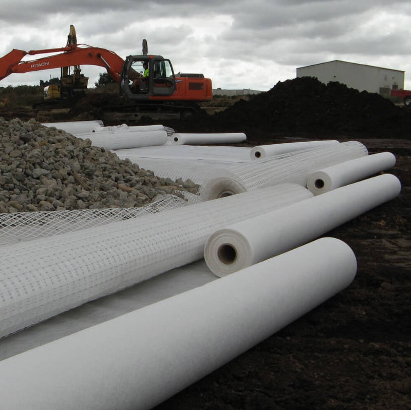 Road Construction PP Short Fiber Non-woven Geotextile