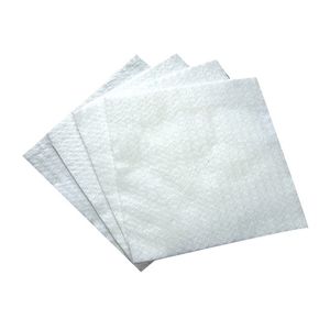 Vải địa kỹ thuật không dệt thoát nước polyester màu trắng