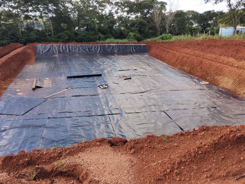 Geomembrane ทนต่อแรงกดทับ 1 มม