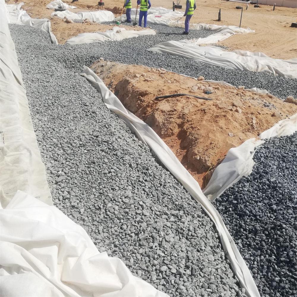 สนามบินรันเวย์ระบายน้ำนอนวูฟเวน geotextile