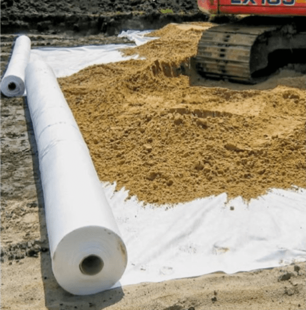 200g mataas na lakas retaining wall reinforcement polyester geotextile