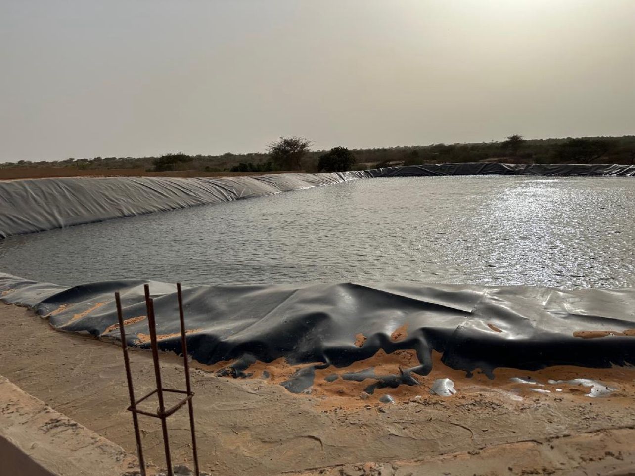 Wasserdichte, verstärkte Geomembran für das Fundament