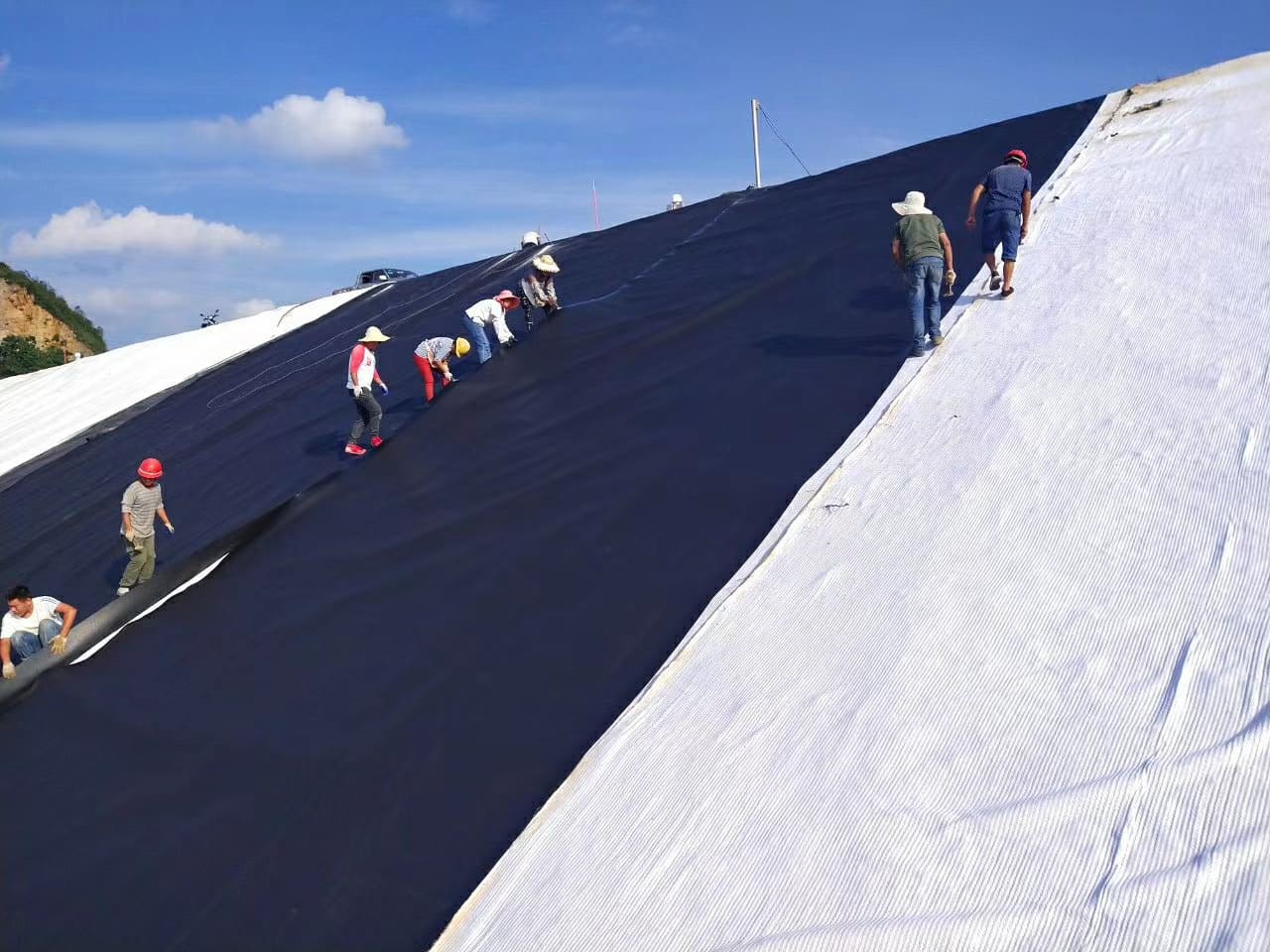 Geotessile non tessuto polimerico