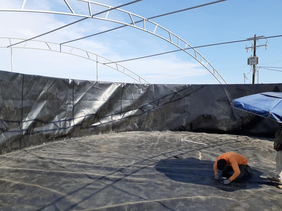 Lớp lót Geomembrane mịn chống thấm